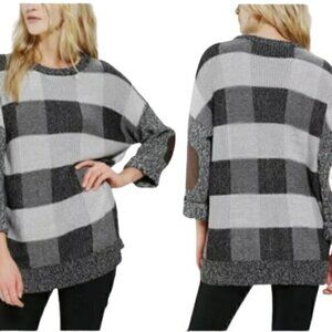 [BDG] Cable Knit w/ Brown Elbow Patches- Size M